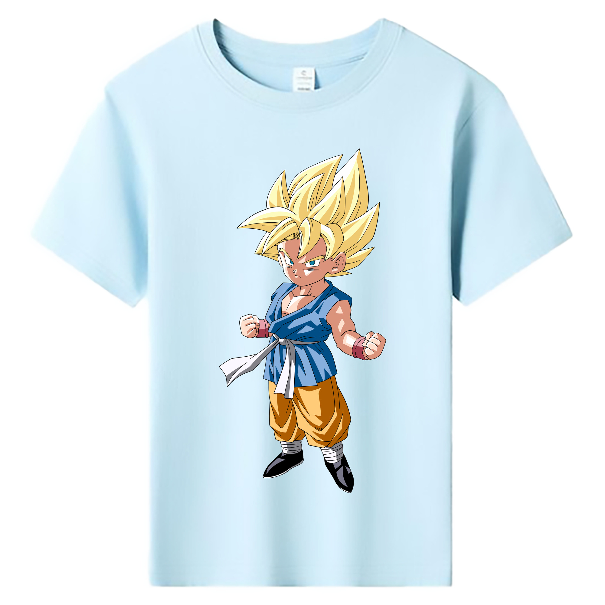 （画像用） ドラゴンボール 孫 悟飯（そんごはん）DRAGON BALL Son Gohan 綿100％キッズTシャツ（フロントプリント）